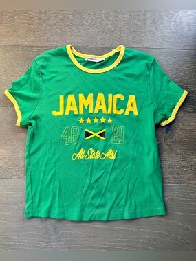 Bershka Jamaica Graphic Tee